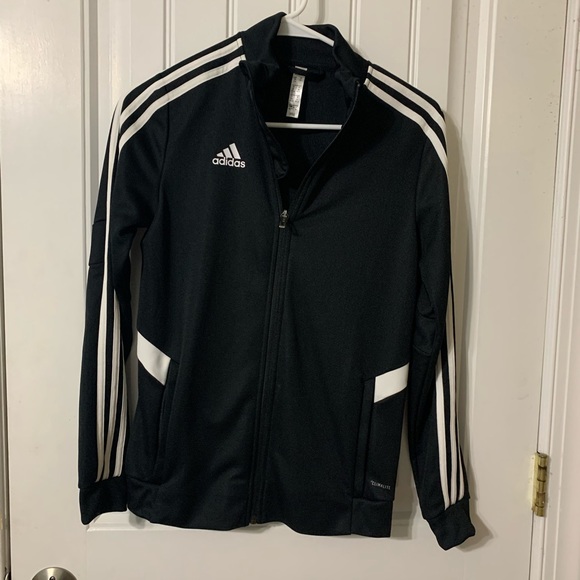 adidas Tops - Adidas black and white jacket